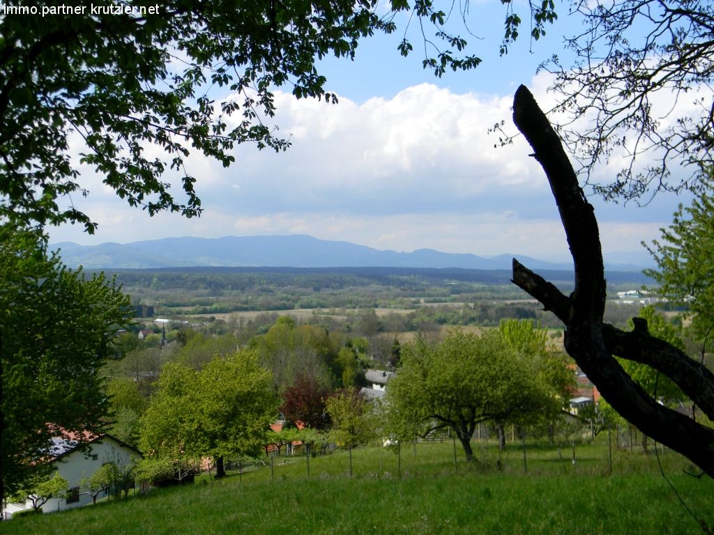 Garten mit Fernsicht Lafnitztal u. steir. Berglandschaft